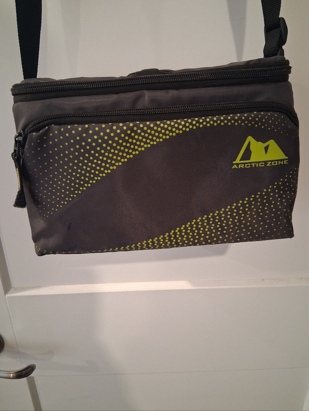 Artic Zone Gray Crossbody Cooler Lunch Bag